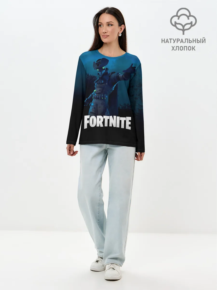Лонгслив женский. Хлопок / FORTNITE
