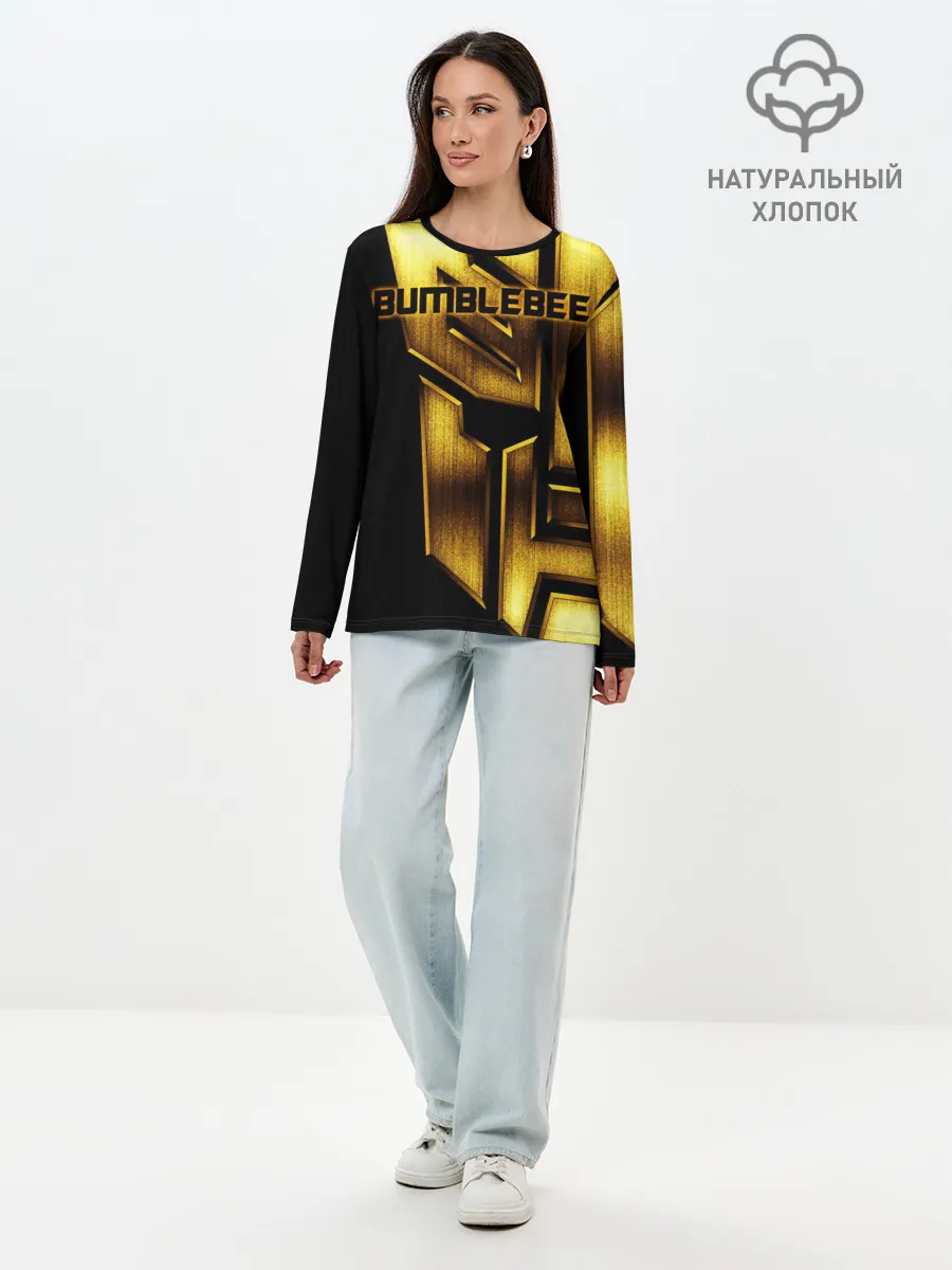 Лонгслив женский. Хлопок / BUMBLEBEE