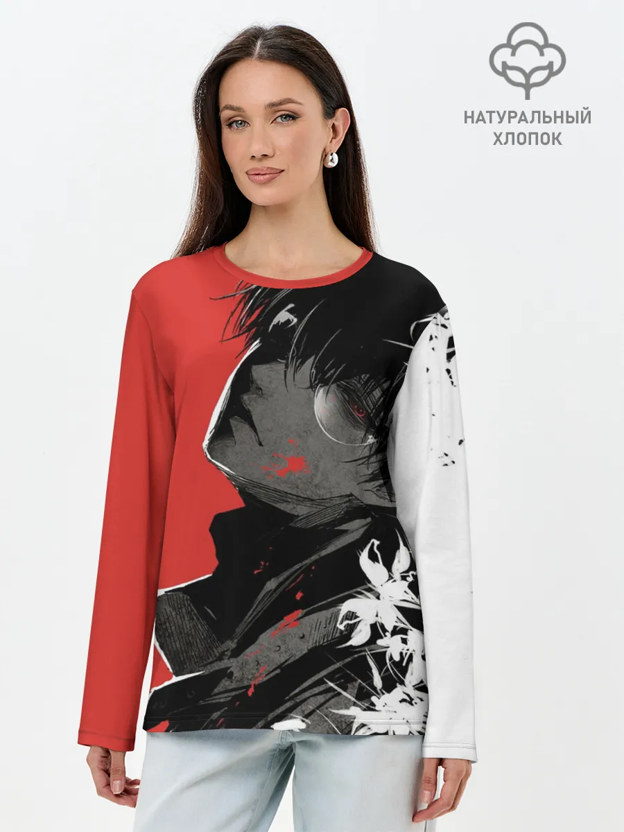 Лонгслив женский. Хлопок / Tokyo Ghoul:re