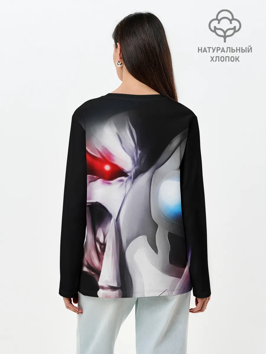 Лонгслив женский. Хлопок / Overlord - Ainz Ooal Gown