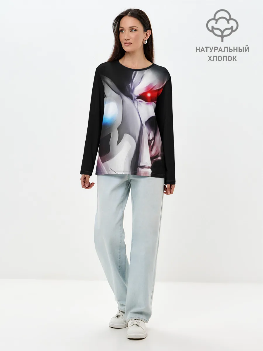 Лонгслив женский. Хлопок / Overlord - Ainz Ooal Gown