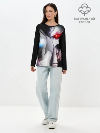 Лонгслив женский. Хлопок / Overlord - Ainz Ooal Gown