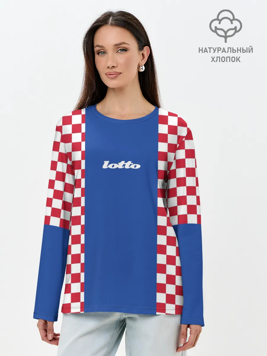 Лонгслив женский. Хлопок / Форма lotto
