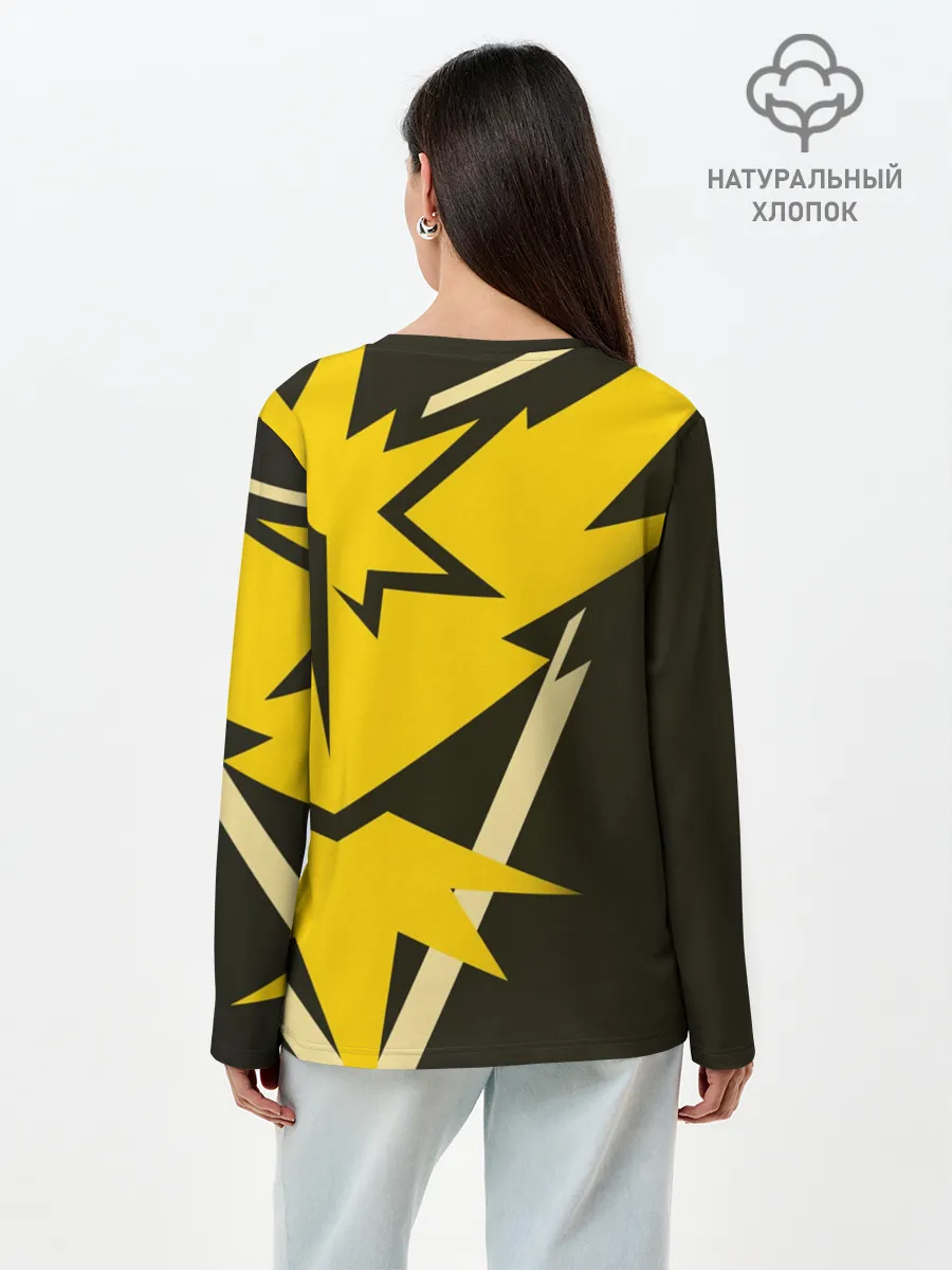 Лонгслив женский. Хлопок / Pokemon GO