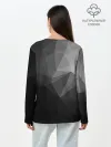 Лонгслив женский. Хлопок / Poly Abstract