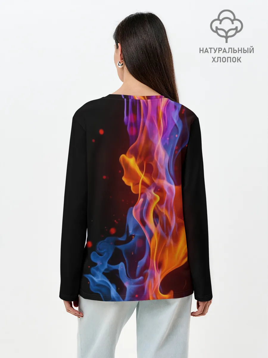 Лонгслив женский. Хлопок / Counter Strike