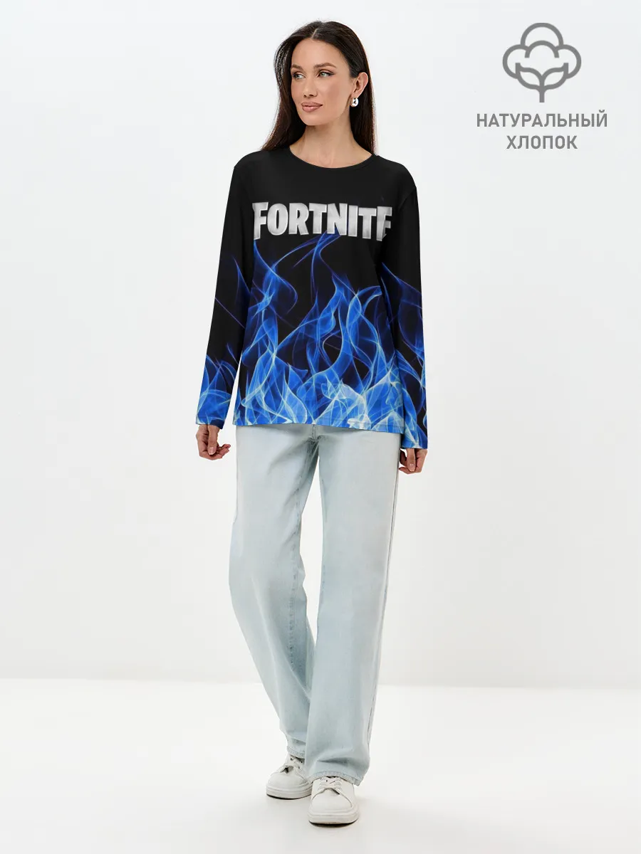 Лонгслив женский. Хлопок / FORTNITE