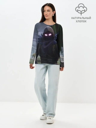 Лонгслив женский. Хлопок / FORTNITE