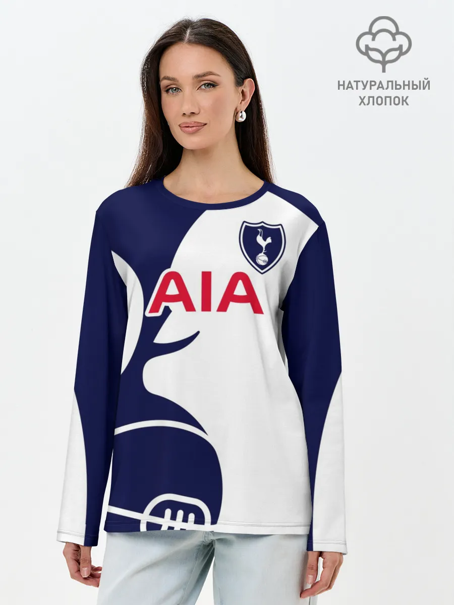 Лонгслив женский. Хлопок / Тоттенхэм