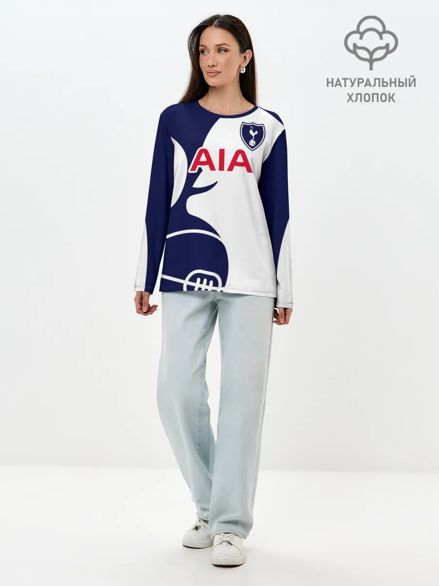 Лонгслив женский. Хлопок / Тоттенхэм