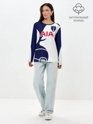 Лонгслив женский. Хлопок / Тоттенхэм
