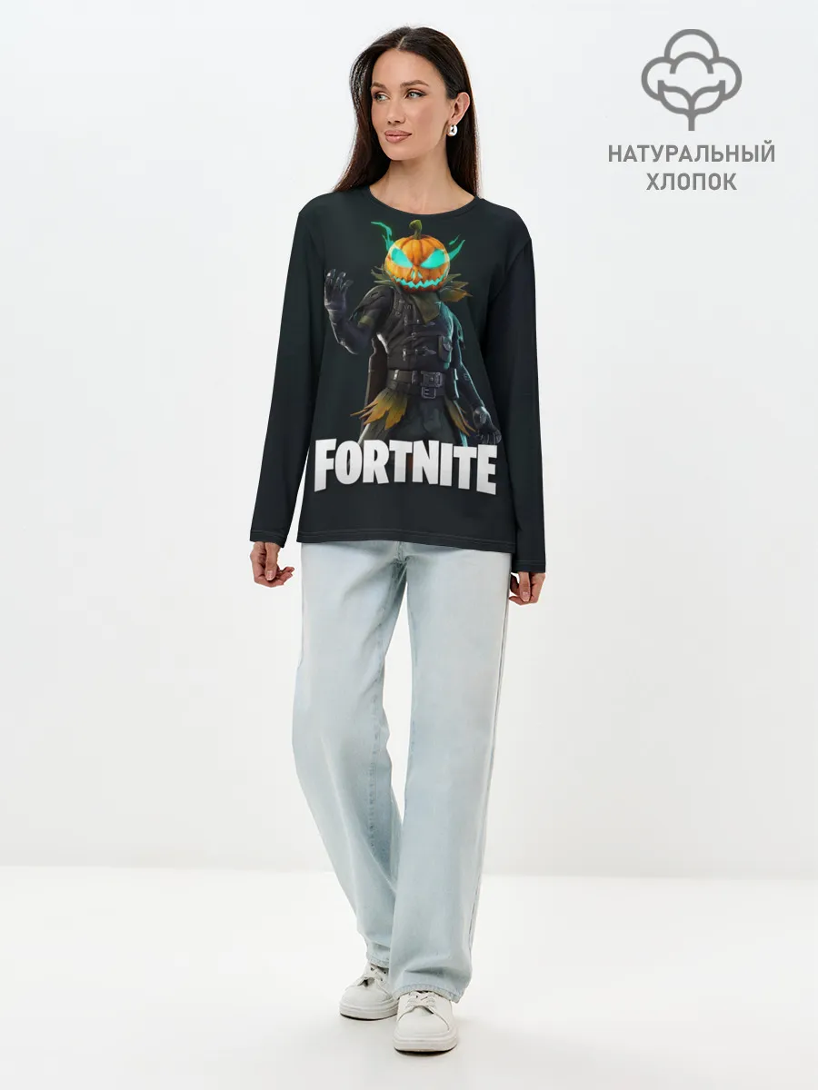 Лонгслив женский. Хлопок / FORTNITE