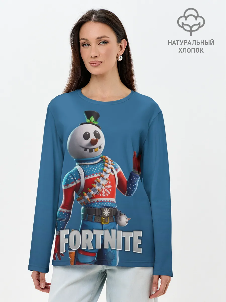 Лонгслив женский. Хлопок / FORTNITE