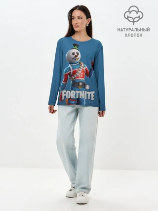 Лонгслив женский. Хлопок / FORTNITE
