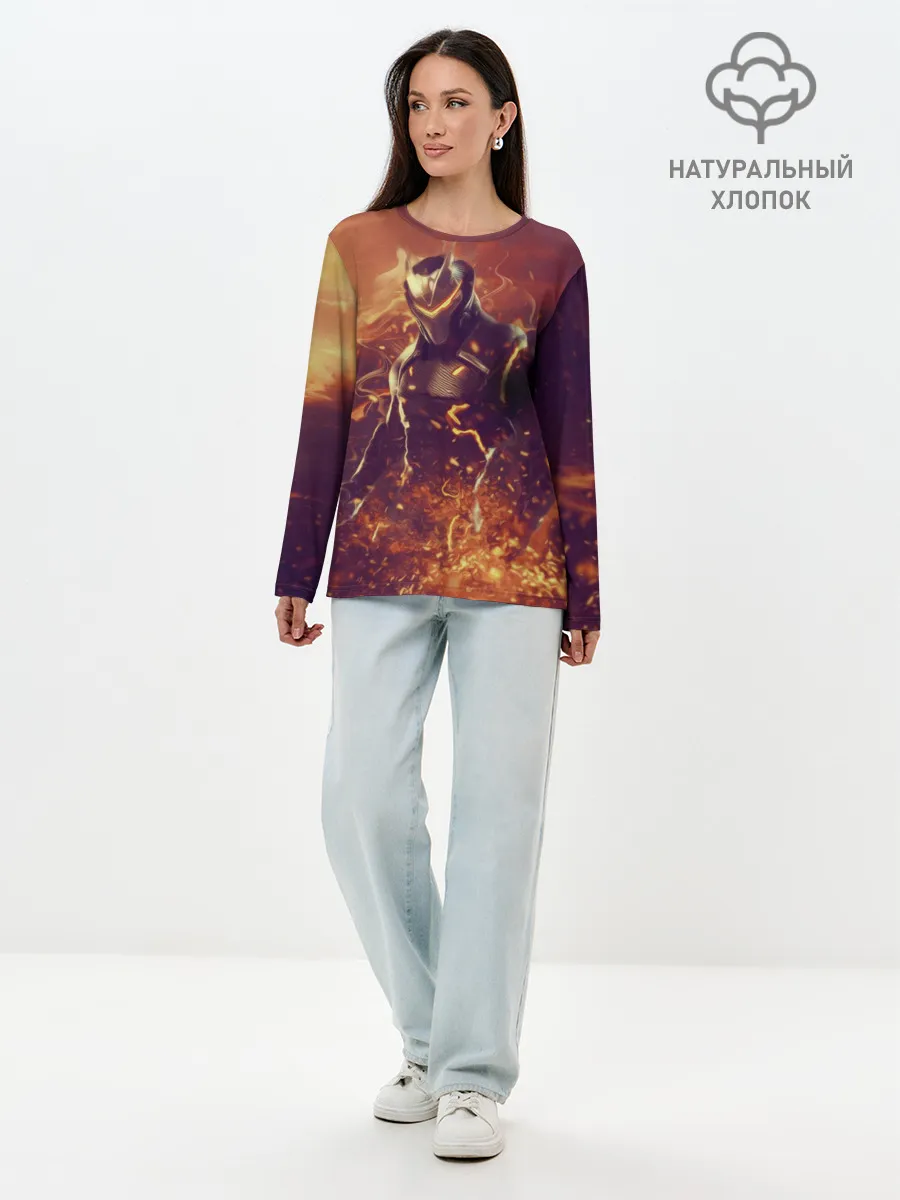 Лонгслив женский. Хлопок / FORTNITE