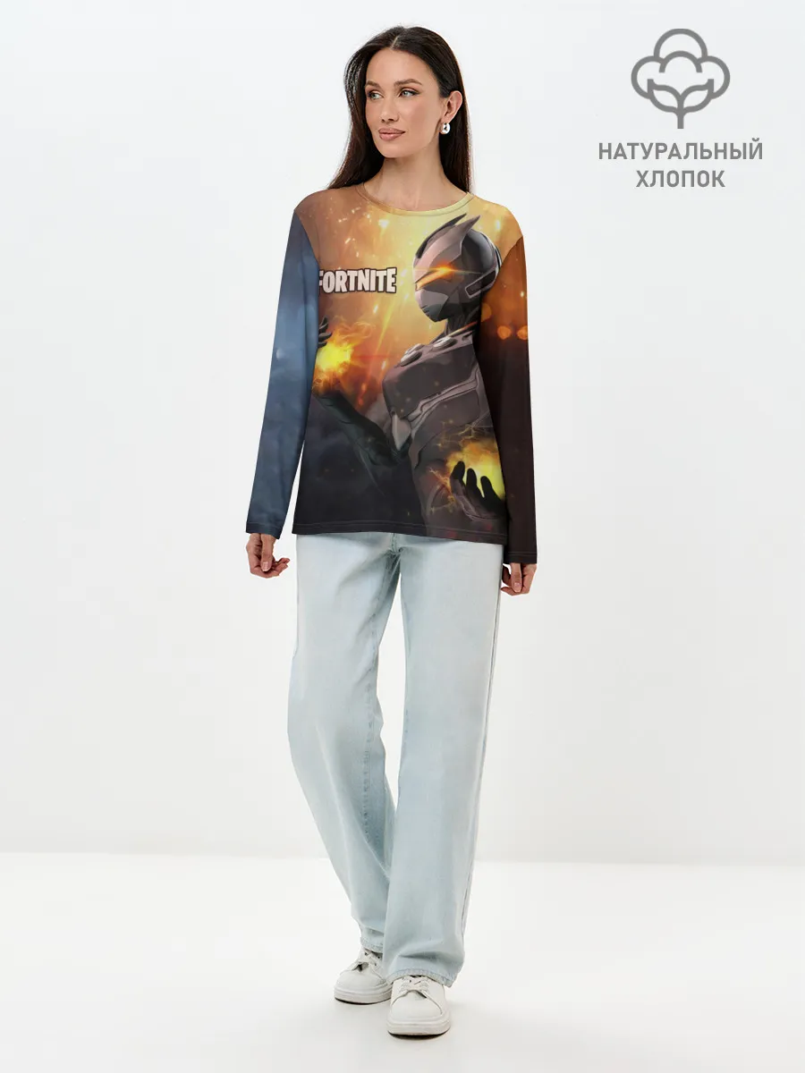 Лонгслив женский. Хлопок / FORTNITE