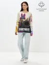 Лонгслив женский. Хлопок / FORTNITE