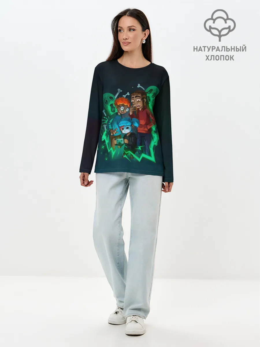 Лонгслив женский. Хлопок / Sally Face