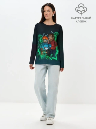 Лонгслив женский. Хлопок / Sally Face