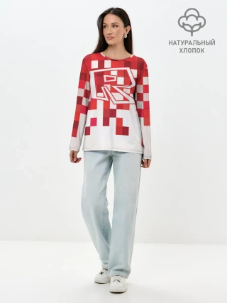 Лонгслив женский. Хлопок / Roblox