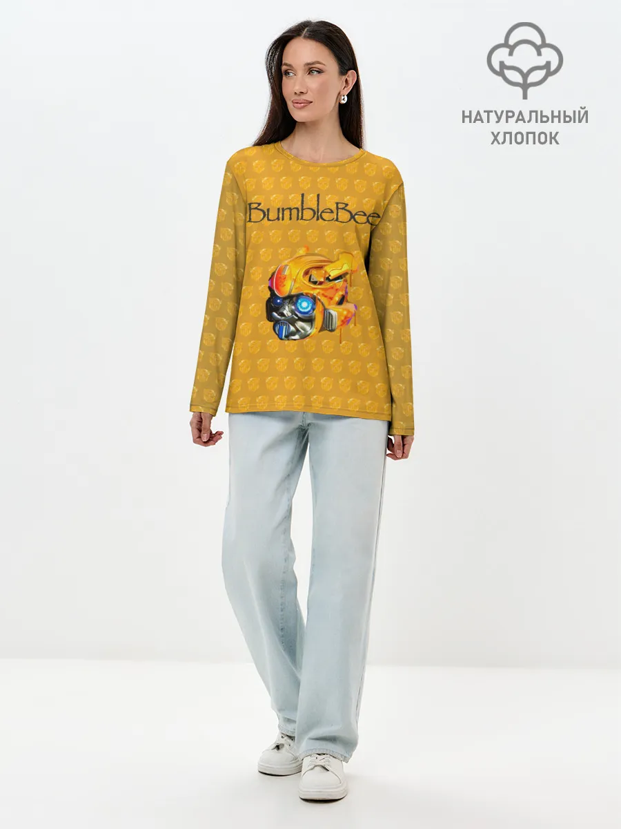 Лонгслив женский. Хлопок / BumbleBee