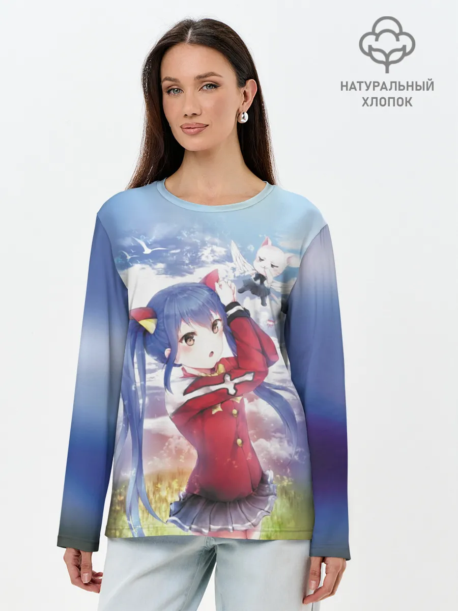 Лонгслив женский. Хлопок / Венди Марвелл