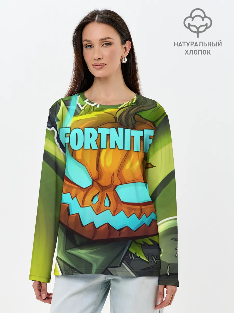Лонгслив женский. Хлопок / Fortnite Save the World