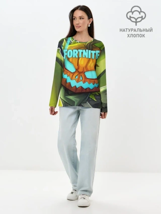 Лонгслив женский. Хлопок / Fortnite Save the World