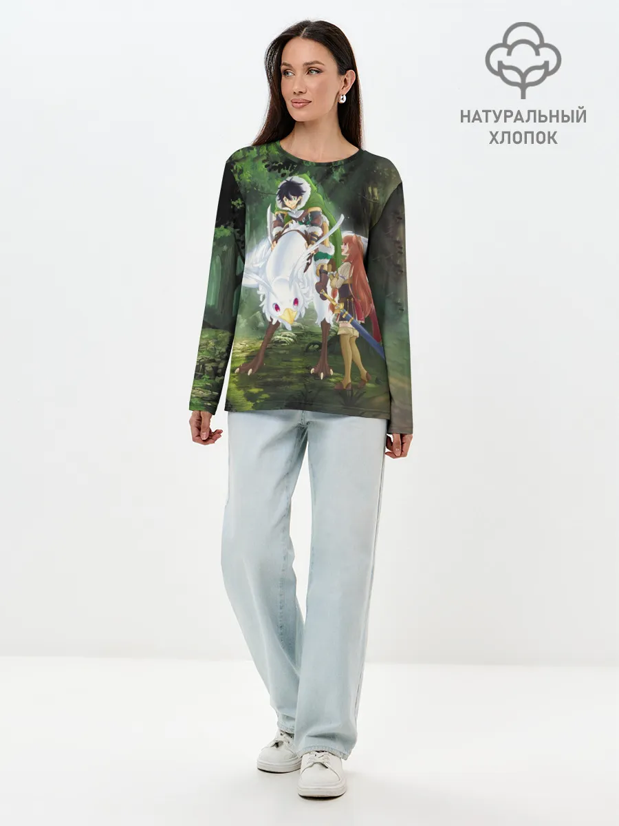 Лонгслив женский. Хлопок / The Rising of the Shield Hero