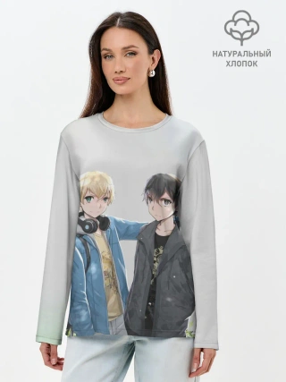 Лонгслив женский. Хлопок / Алисизация САО