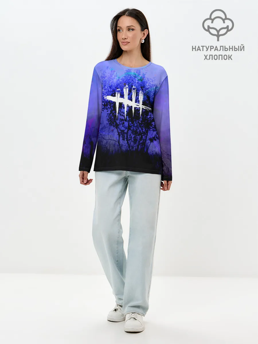 Лонгслив женский. Хлопок / Dead by Daylight