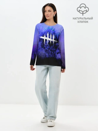 Лонгслив женский. Хлопок / Dead by Daylight
