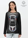 Лонгслив женский. Хлопок / BMW M Power