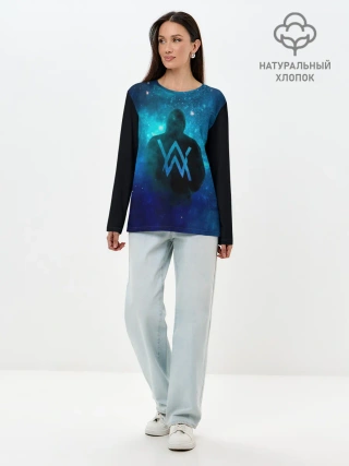 Лонгслив женский. Хлопок / Alan Walker