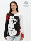 Лонгслив женский. Хлопок / Monokuma вторая сущность