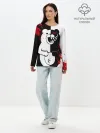 Лонгслив женский. Хлопок / Monokuma вторая сущность