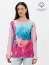 Лонгслив женский. Хлопок / BTS