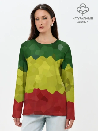 Лонгслив женский. Хлопок / Эфиопия