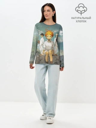 Лонгслив женский. Хлопок / The Promised Neverland