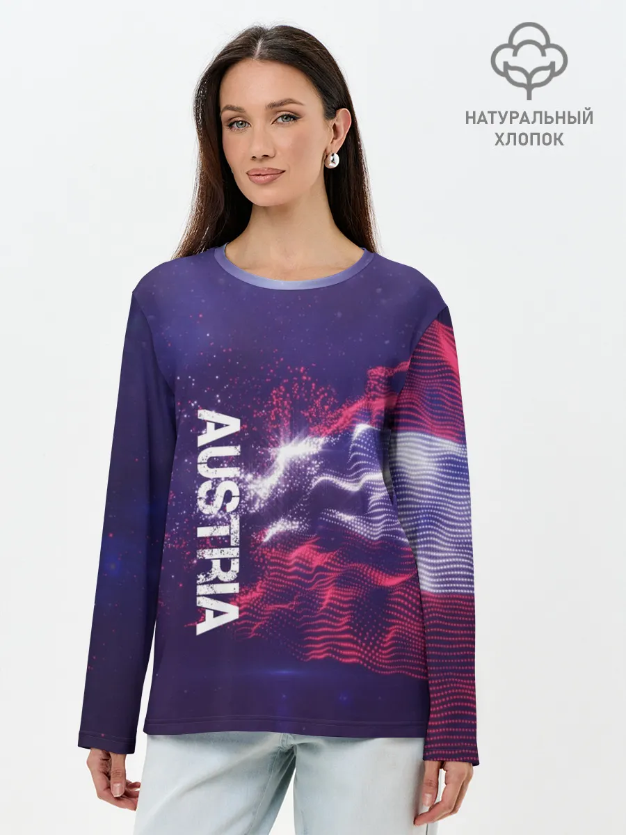 Лонгслив женский. Хлопок / Austria