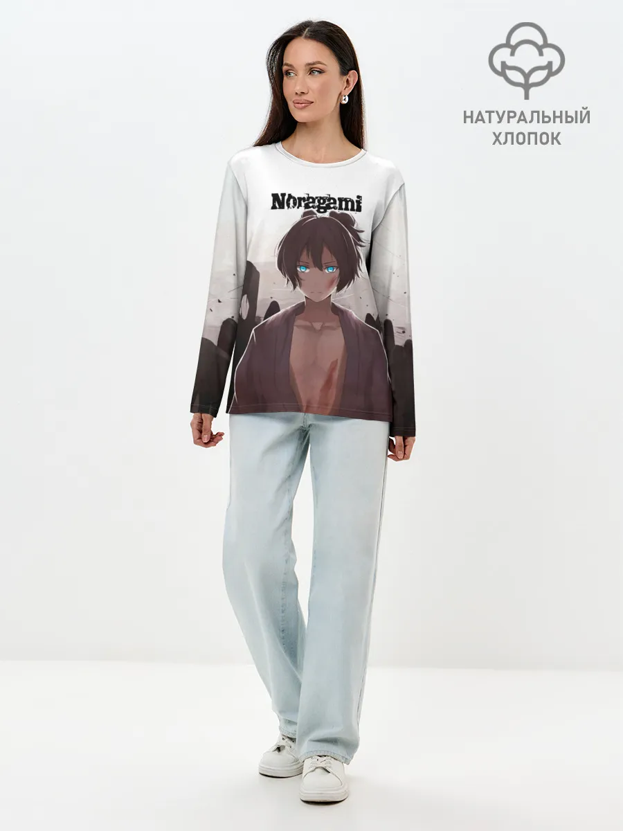 Лонгслив женский. Хлопок / NORAGAMI Yato