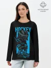 Лонгслив женский. Хлопок / Хоккей