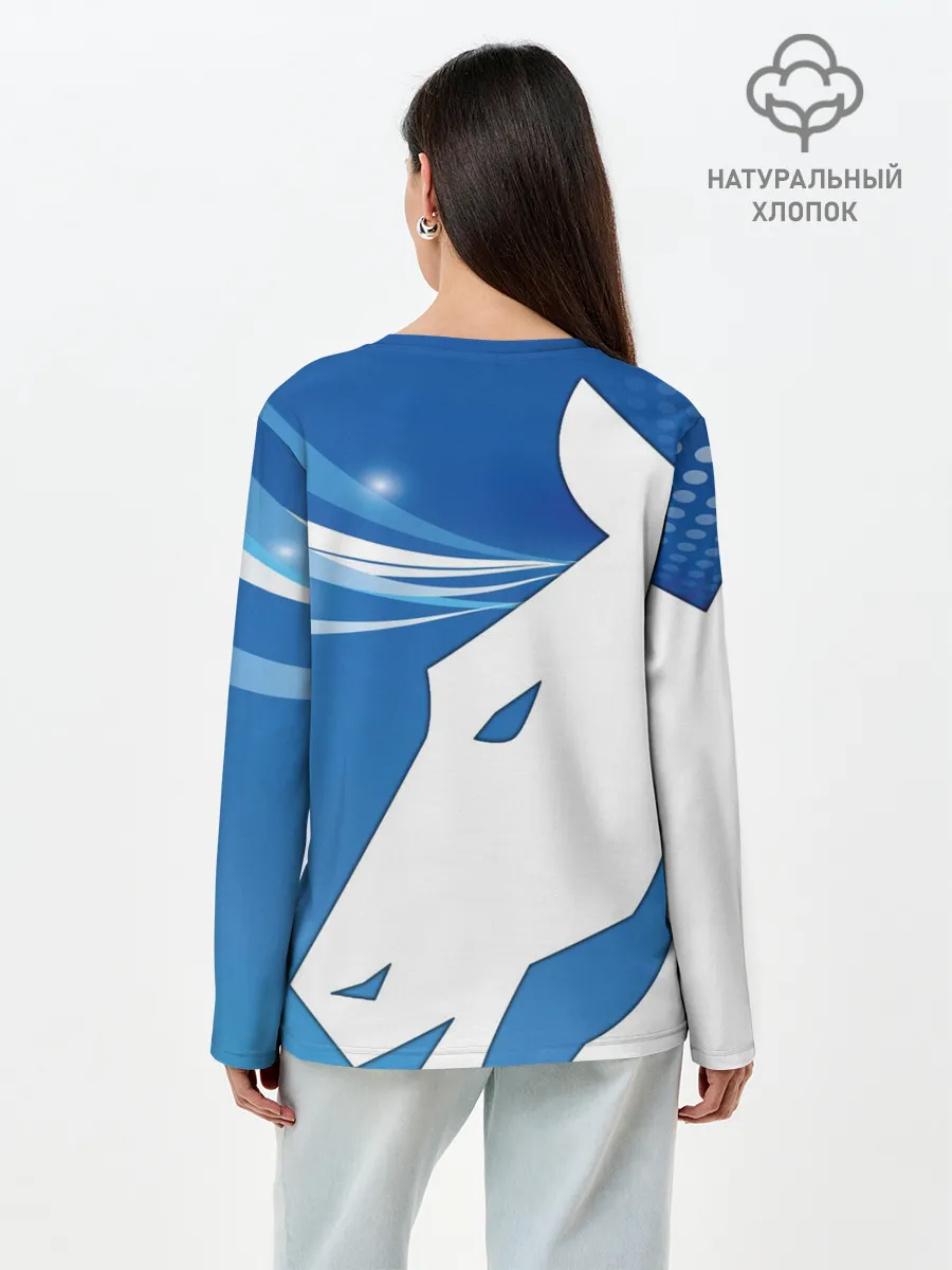 Лонгслив женский. Хлопок / Team Liquid