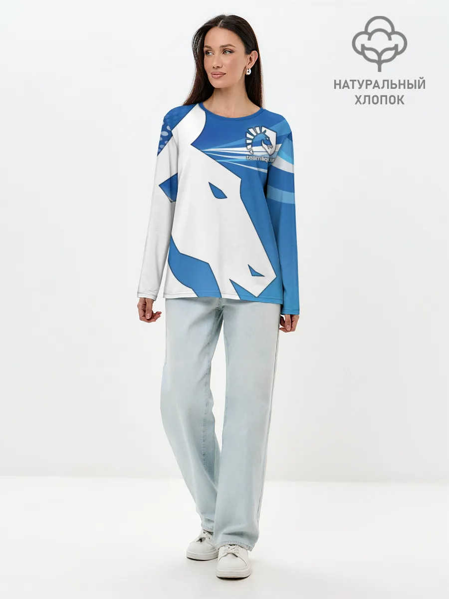 Лонгслив женский. Хлопок / Team Liquid