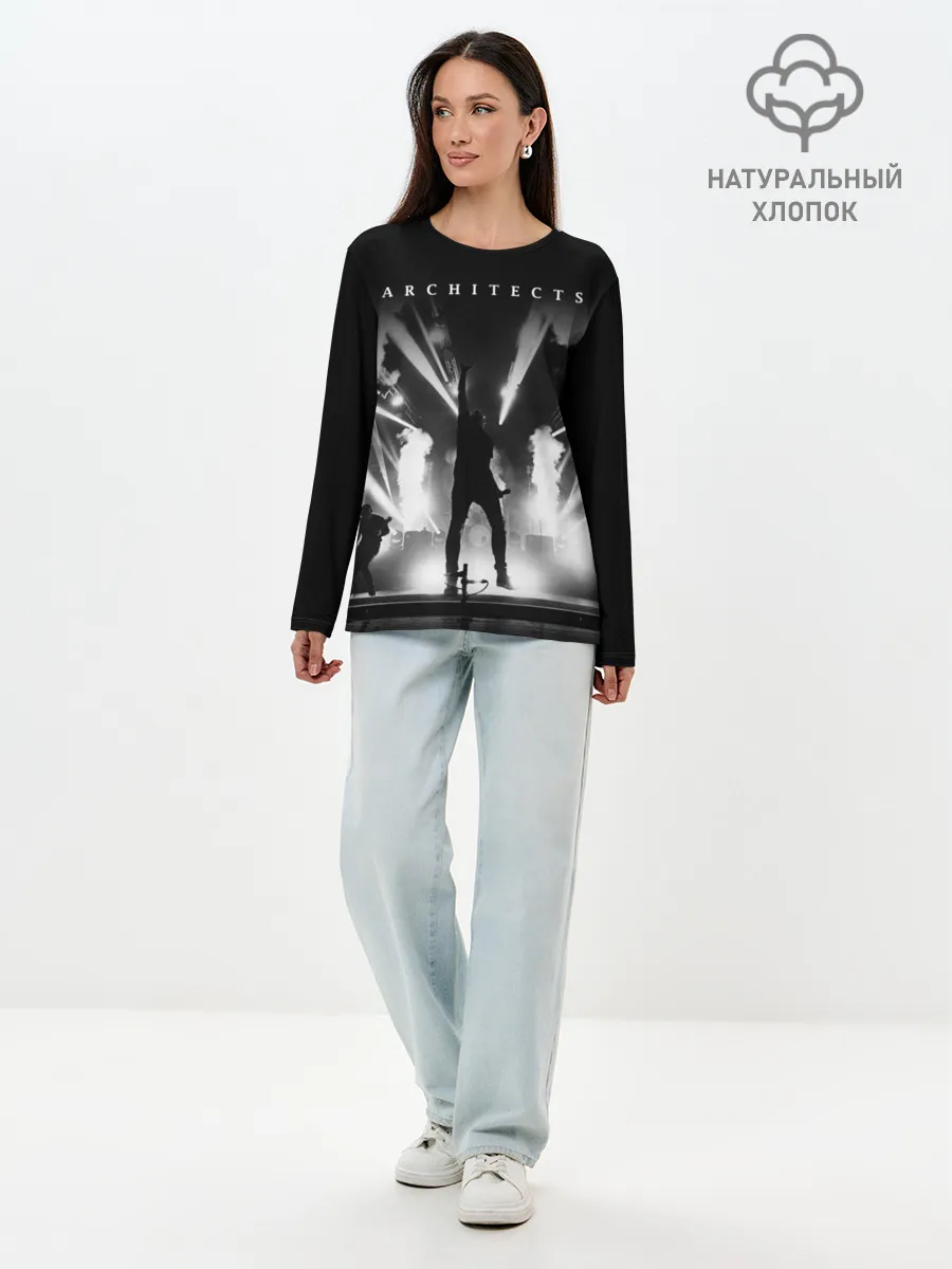 Лонгслив женский. Хлопок / Architects