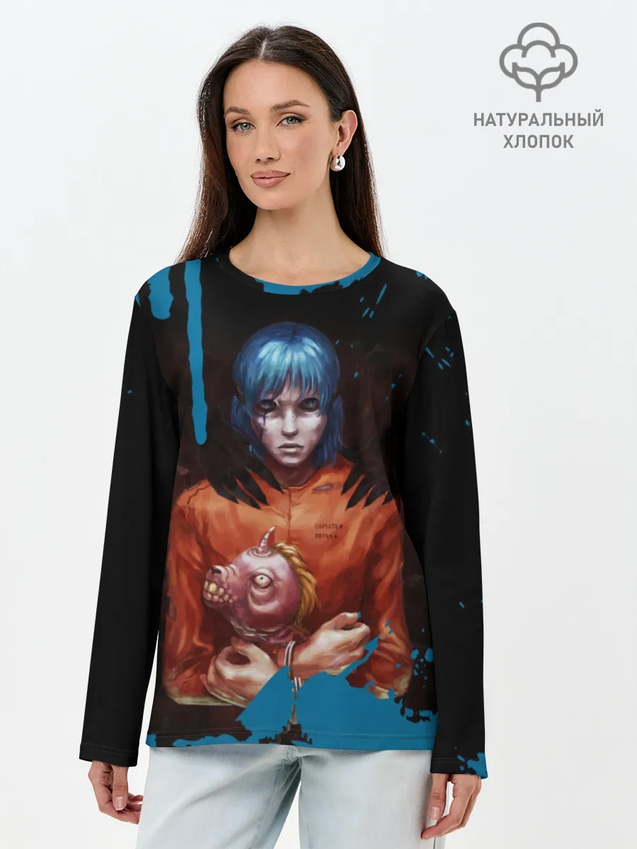 Лонгслив женский. Хлопок / Sally Face