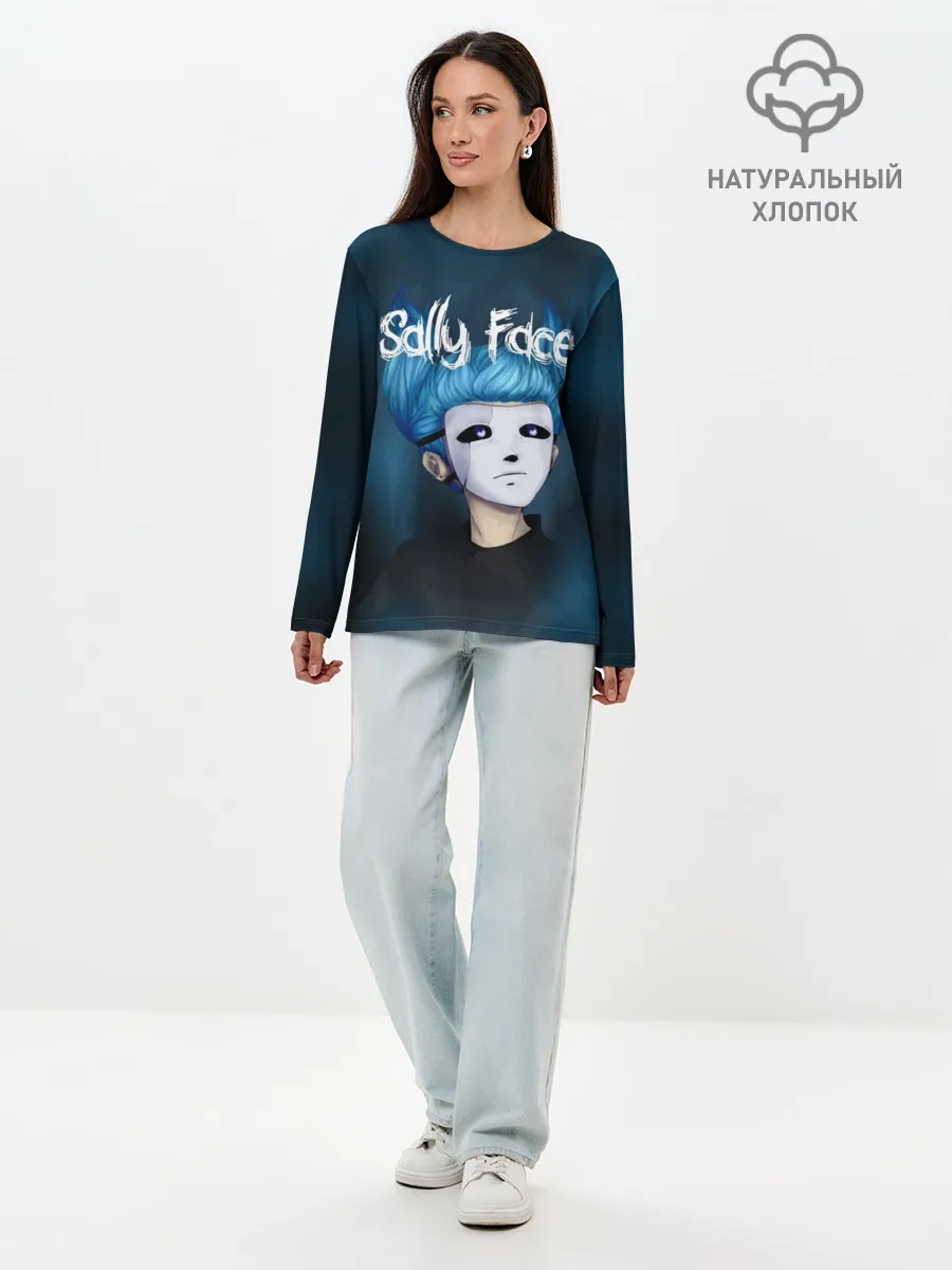 Лонгслив женский. Хлопок / SALLY FACE