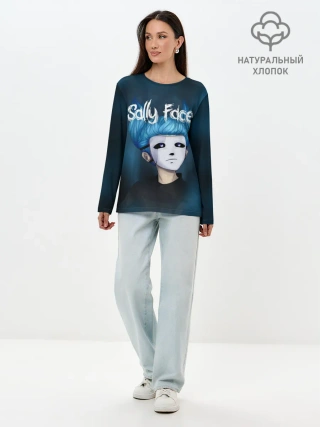 Лонгслив женский. Хлопок / SALLY FACE