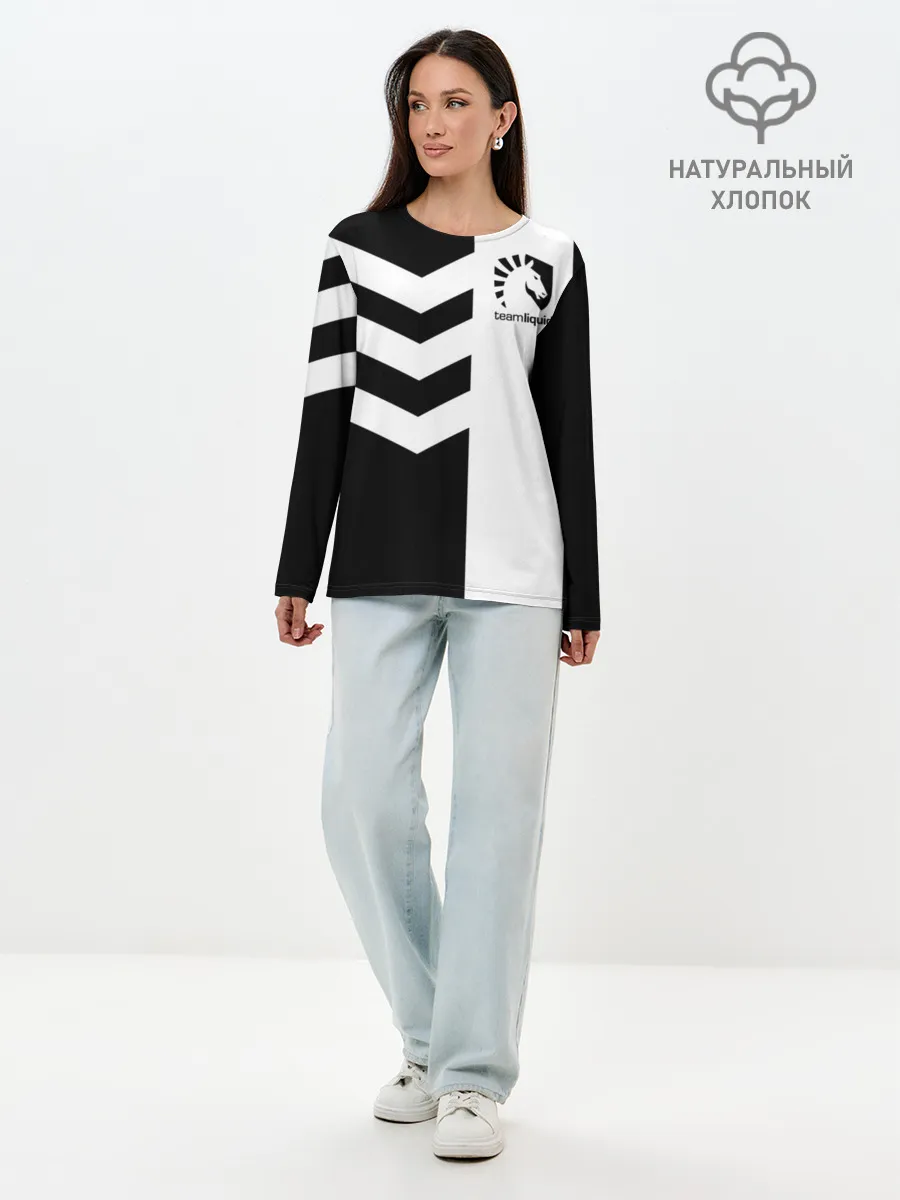 Лонгслив женский. Хлопок / Team Liquid