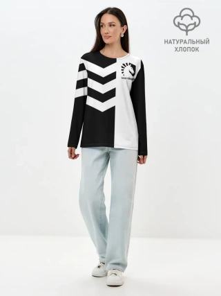 Лонгслив женский. Хлопок / Team Liquid